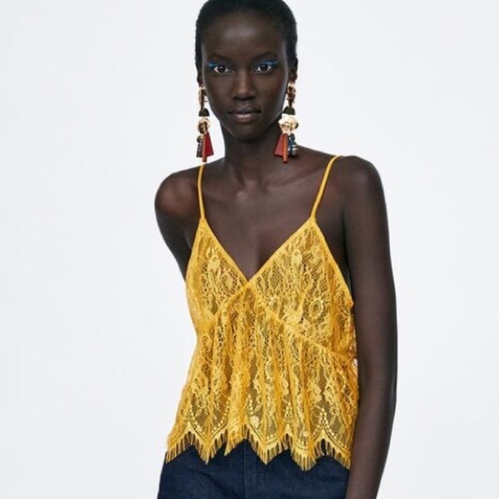 Zara Lace Crop Top